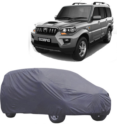 ABS AUTO TREND Car Cover For Mahindra Scorpio (Without Mirror Pockets)(Grey)