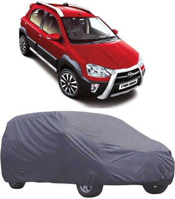 ABS AUTO TREND Car Cover For Toyota Etios Cross (Without Mirror Pockets)(Grey)