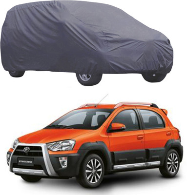 ABS AUTO TREND Car Cover For Toyota Etios Cross (Without Mirror Pockets)(Grey)