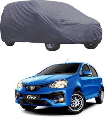 ABS AUTO TREND Car Cover For Toyota Etios Liva (Without Mirror Pockets)(Grey)