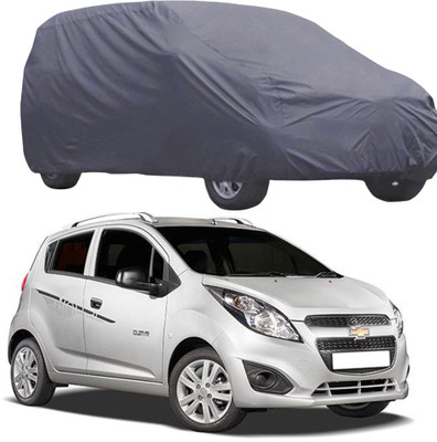 ABS AUTO TREND Car Cover For Chevrolet Spark (Without Mirror Pockets)(Grey)