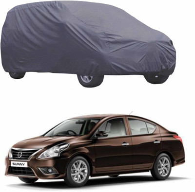 ABS AUTO TREND Car Cover For Nissan Sunny (Without Mirror Pockets)(Grey)