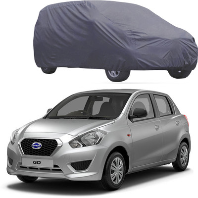ABS AUTO TREND Car Cover For Datsun Go (Without Mirror Pockets)(Grey)