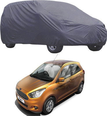 ABS AUTO TREND Car Cover For Ford Figo (Without Mirror Pockets)(Grey)