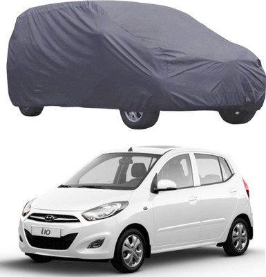 ABS AUTO TREND Car Cover For Hyundai i10 (Without Mirror Pockets)(Grey)