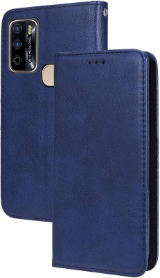 Unistuff Back Cover for Infinix Smart 4 Plus, Infinix Smart 4(Blue, Dual Protection, Pack of: 1)