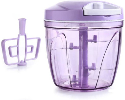 Bharti Enterprise Manual Food Chopper Jumbo Multi function Food Processor Crusher Blender & Vegetable Chopper 900 ml Vegetable & Fruit Chopper(1 chopper)