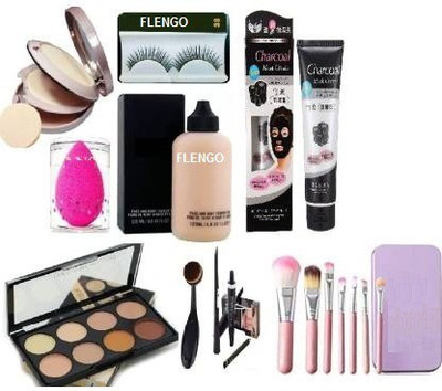 FLENGO Makeup Combo Kit Set Of 11(10 Items in the set)