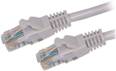 QUANTUM 5 mtrs Cat5 Patch Cable 5 m LAN Cable  (Compatible with LAPTOPS, DESKTOPS, GAMING CONSOLES, TV, White, One Cable)
