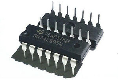jivith 74LS95 4-BIT SHIFT REGISTER / PARALLEL IN AND SERIAL OUT Electronic Components Electronic Hobby Kit