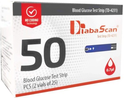 DIABASCAN TD-4231 50 Glucometer Strips