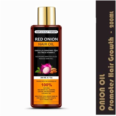 Manarya Sun's Heart Perfect Hair Growth Red Onion Oil 200ml Hair Oil(200 ml)