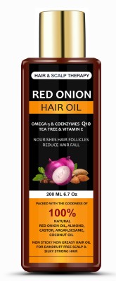 BND Hair & Scalp Therapy Onion Oil for Hair Regrowth and Intensive Hair Fall and Dandruff Control Hair Oil(200 ml)