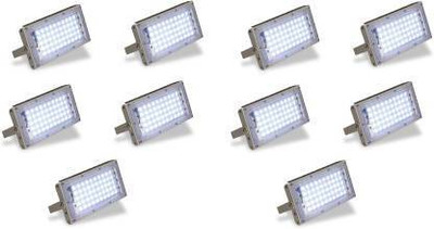 juxtx 50 Watt Brick Ultra Bright lens Led Flood Light (Color-White)pack of 10 Flood Light Outdoor Lamp(White)