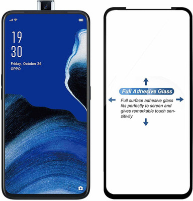 Express Buy Edge To Edge Tempered Glass for Oppo Reno2 F(Pack of 1)