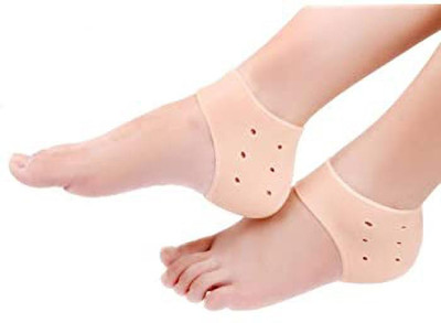 Klia Heel Socks Silicone heel protector pain relief Gel Heel anti-Crack Heel Support Heel Support