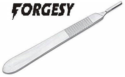 Forgesy B.P.Handle/Scalpel Handle No.4 (Pack Of 2) Utility Forceps
