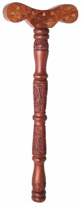 Voody VY0310 Yoga Stick And Parnayam Danda Massager(Brown)