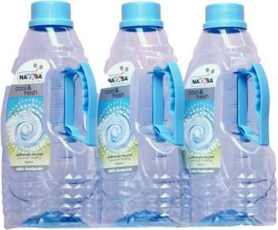 NAYASA NAYASA 1500 ml Water Bottles(Set of 3, Blue)