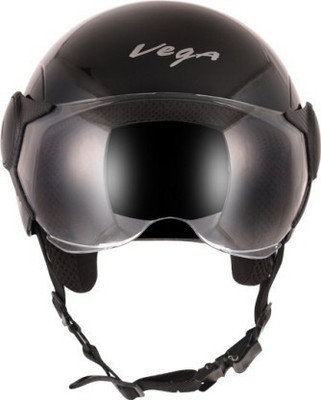 VEGA ATOM Motorbike Helmet(Black)