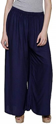 SarvSamarth Creation Relaxed Women Blue Trousers