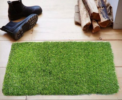 Iktara Plastic Floor Mat(Green, Medium, Pack of 3)