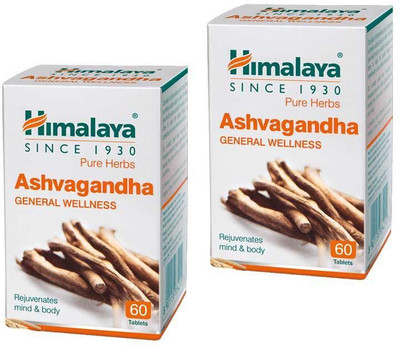 HIMALAYA Ashvagandha(Pack of 2, 120)