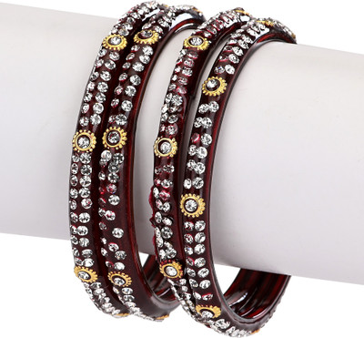 AFAST Glass Beads, Crystal Enamel Kada(Pack of 4)