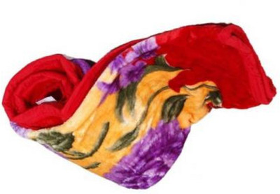 Swikon star Abstract Double AC Blanket for  Mild Winter(Woollen Blend, Multicolor)