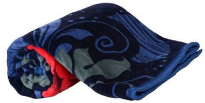 Changers Printed Double Mink Blanket for  Mild Winter(Microfiber, Multicolor)