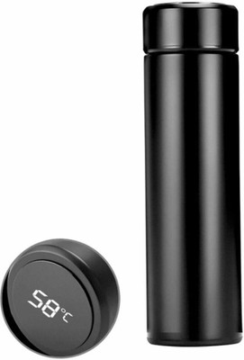 Dreamshop 500 ml Steel Bottle(Pack of 1, Black)