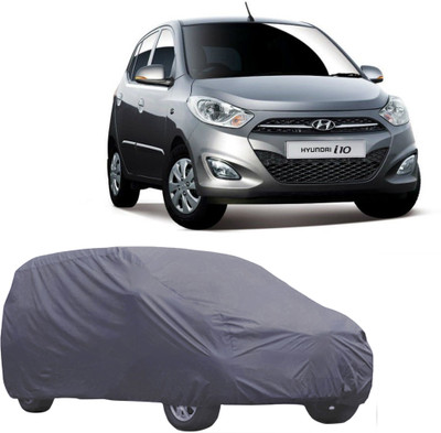 ABS AUTO TREND Car Cover For Hyundai i10 (Without Mirror Pockets)(Grey)