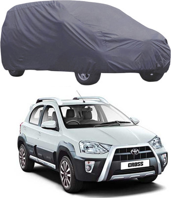 ABS AUTO TREND Car Cover For Toyota Etios Cross (Without Mirror Pockets)(Grey)