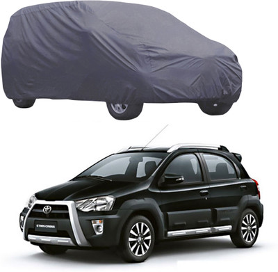 ABS AUTO TREND Car Cover For Toyota Etios Cross (Without Mirror Pockets)(Grey)