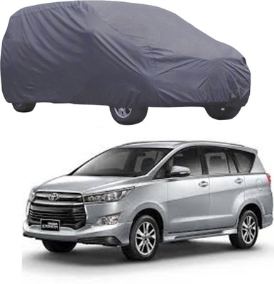ABS AUTO TREND Car Cover For Toyota Innova Crysta (Without Mirror Pockets)(Grey)