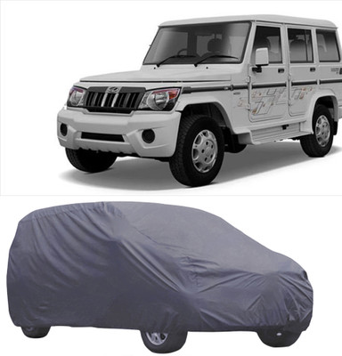 ABS AUTO TREND Car Cover For Mahindra Bolero (Without Mirror Pockets)(Grey)