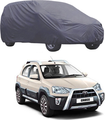 ABS AUTO TREND Car Cover For Toyota Etios Cross (Without Mirror Pockets)(Grey)