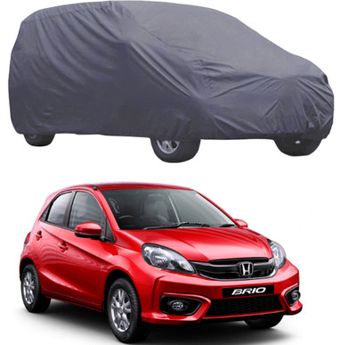 ABS AUTO TREND Car Cover For Honda Brio (Without Mirror Pockets)(Grey)