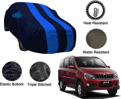 MOCKHE Car Cover For Mahindra Xylo (With Mirror Pockets)(Blue, Blue)