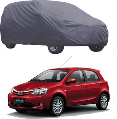 ABS AUTO TREND Car Cover For Toyota Etios (Without Mirror Pockets)(Grey)