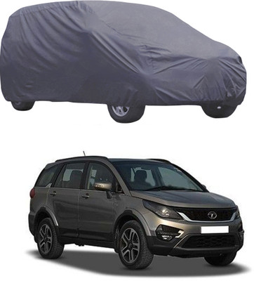 ABS AUTO TREND Car Cover For Tata Hexa (Without Mirror Pockets)(Grey)