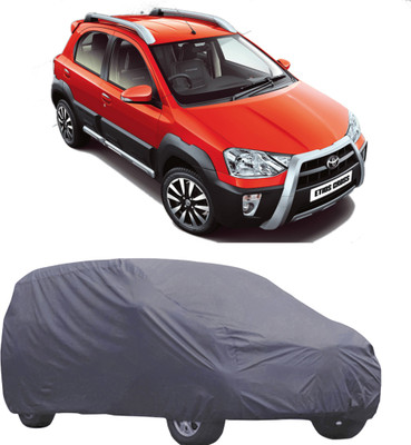 ABS AUTO TREND Car Cover For Toyota Etios Cross (Without Mirror Pockets)(Grey)