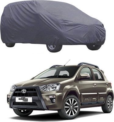 ABS AUTO TREND Car Cover For Toyota Etios Cross (Without Mirror Pockets)(Grey)