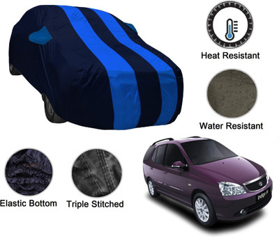 NIKS Car Cover For Tata Indigo Marina (With Mirror Pockets)(Blue, Blue)