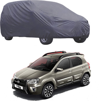 ABS AUTO TREND Car Cover For Toyota Etios Cross (Without Mirror Pockets)(Grey)
