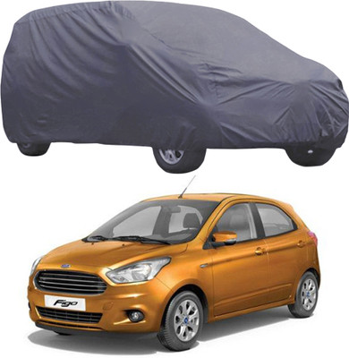 ABS AUTO TREND Car Cover For Ford Figo (Without Mirror Pockets)(Grey)