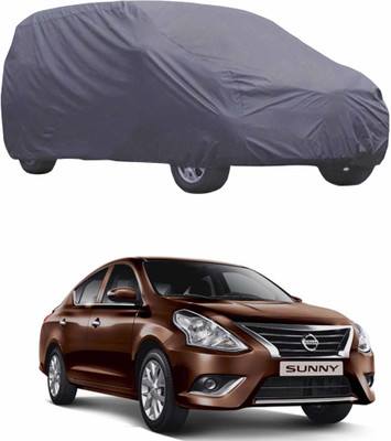 ABS AUTO TREND Car Cover For Nissan Sunny (Without Mirror Pockets)(Grey)