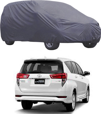 ABS AUTO TREND Car Cover For Toyota Innova Crysta (Without Mirror Pockets)(Grey)
