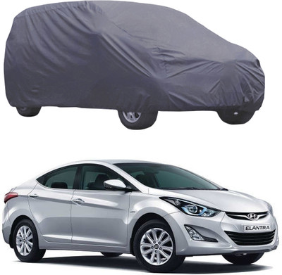 ABS AUTO TREND Car Cover For Hyundai Elantra (Without Mirror Pockets)(Grey)