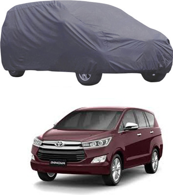 ABS AUTO TREND Car Cover For Toyota Innova Crysta (Without Mirror Pockets)(Grey)